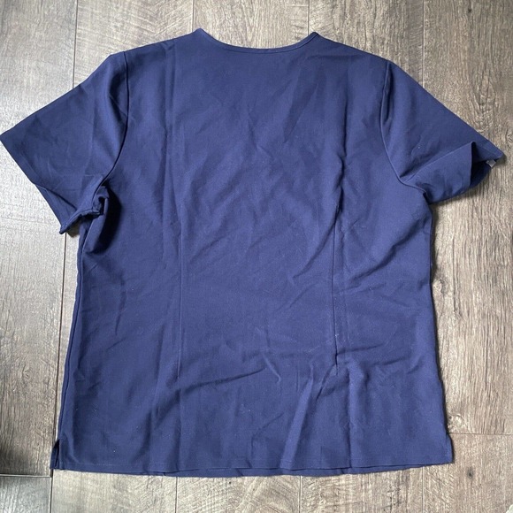Figs Women's Navy Scrub Top - Picture 3 of 6